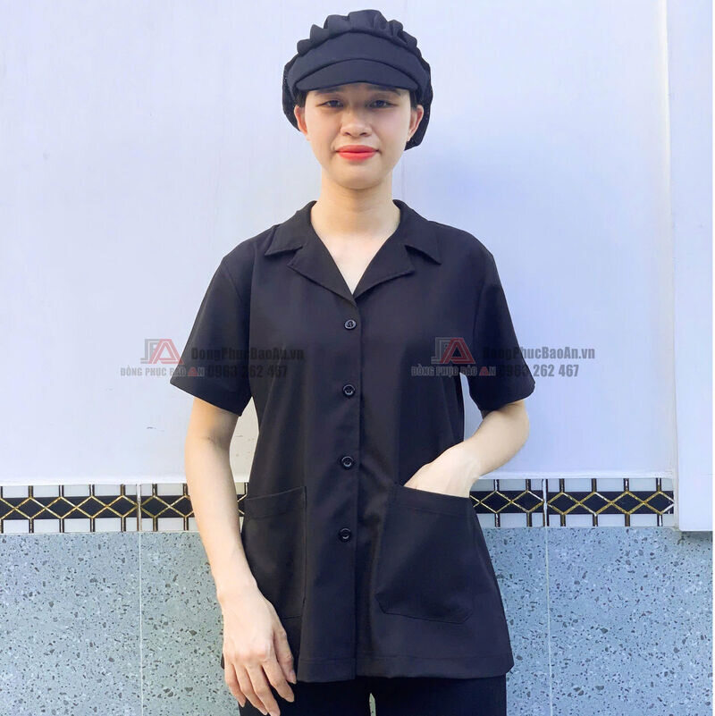 thông tin chi tiết áo tạp vụ nữ