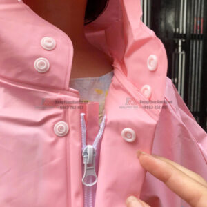 áo mưa khóa kéo chắc chắn