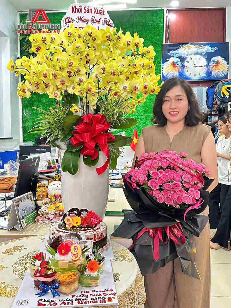 bảo an gửi lời cảm ơn