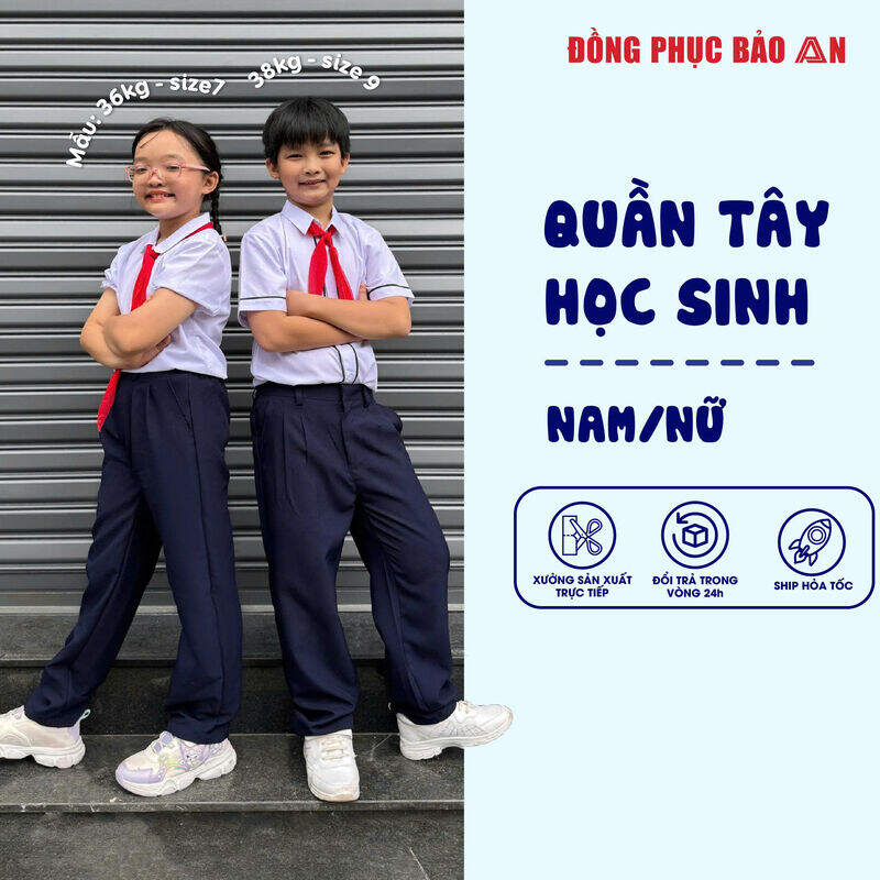 may quần đồng phục học sinh bảo an