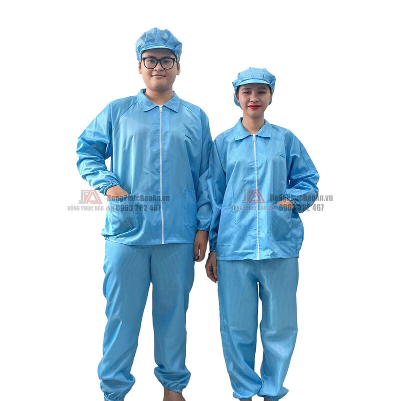 thiết kế đồ phòng sạch chống tĩnh điện
