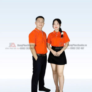 áo thun cổ trụ nam nữ