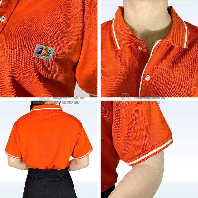 chất liệu áo polo cổ trụ