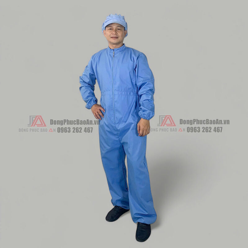 đồ phòng sạch liền thân