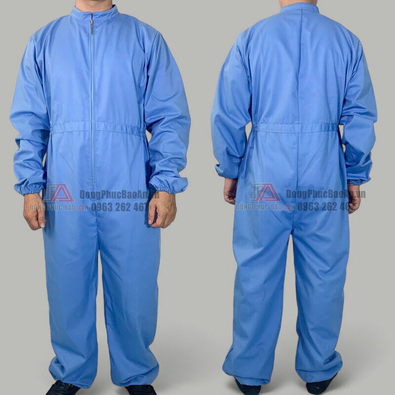 thiết kế bộ phòng sạch áo liền quần