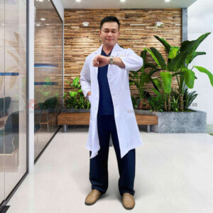 áo blouse dài tay cổ vest