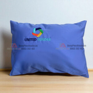 chăn gối nệm thêu logo