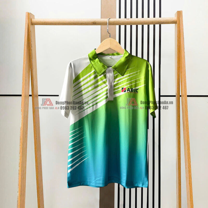 đồng phục áo thun cổ trụ