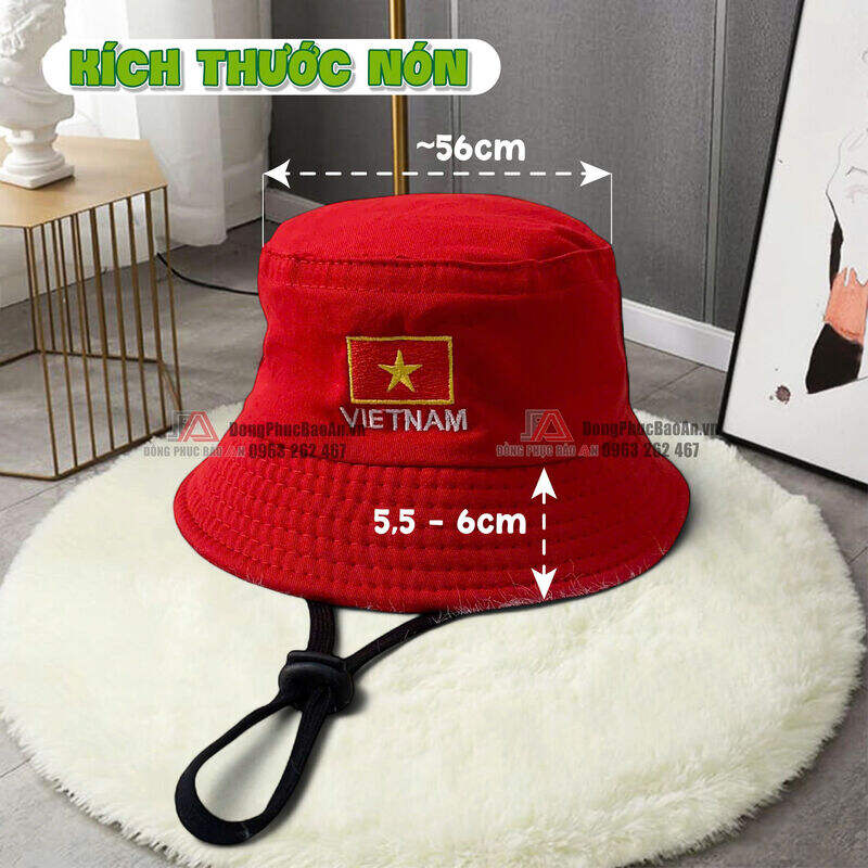 size mũ tai bèo cho bé