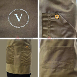 tạp dề đẹp in logo