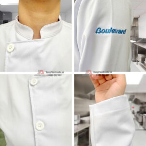 áo bếp in logo