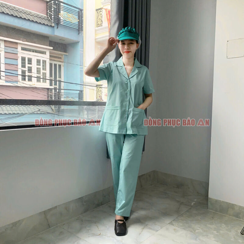 đồng phục tạp vụ may sẵn