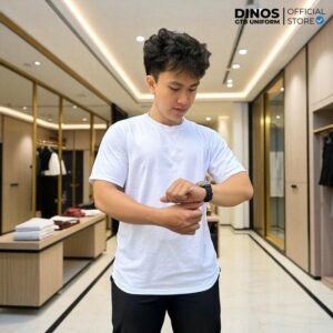 áo thun team building trắng trơn