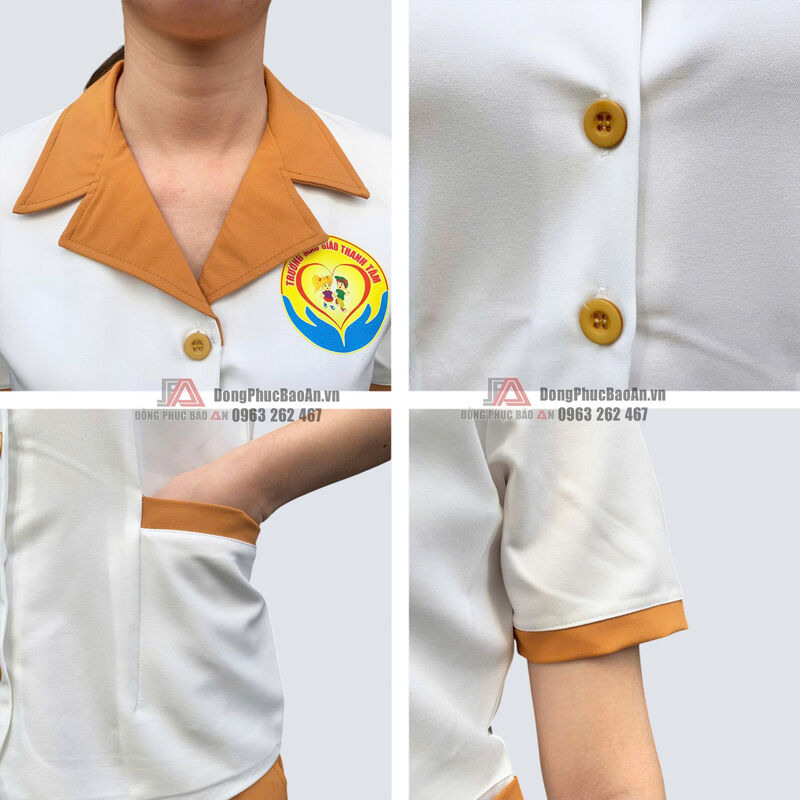 chuyên may đồng phục giáo viên, cấp dưỡng, spa