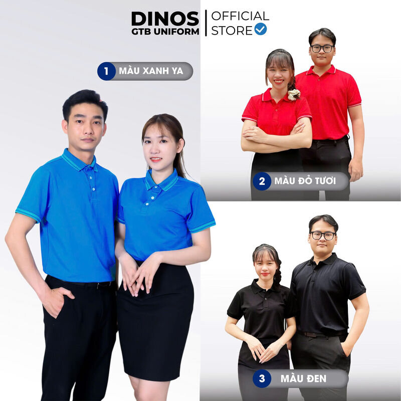 màu sắc áo đa dạng