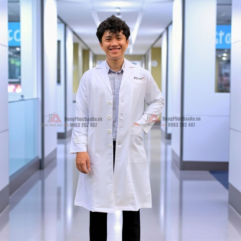 áo blouse cổ vest tay dài