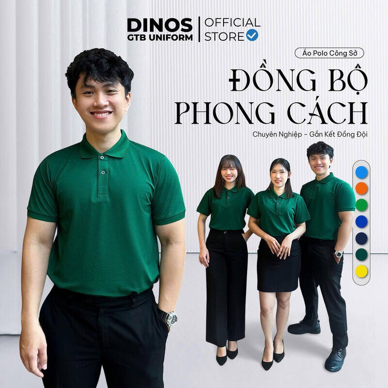 áo thun poly thái cổ trụ