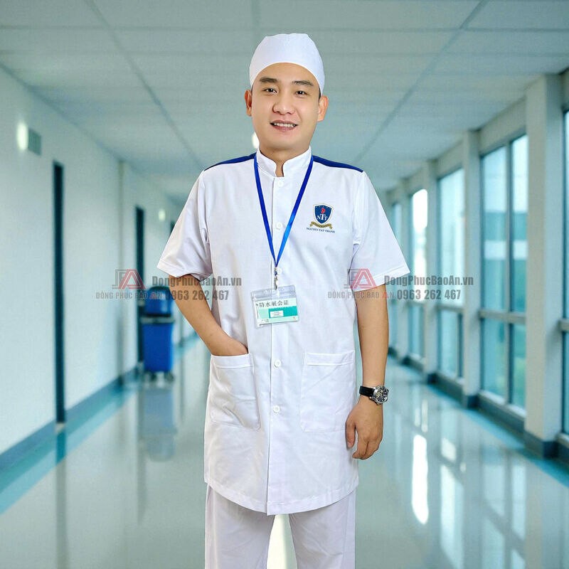 may áo blouse sinh viên theo yêu cầu