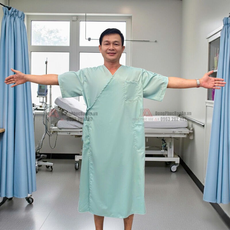 áo choáng bệnh nhân freesize