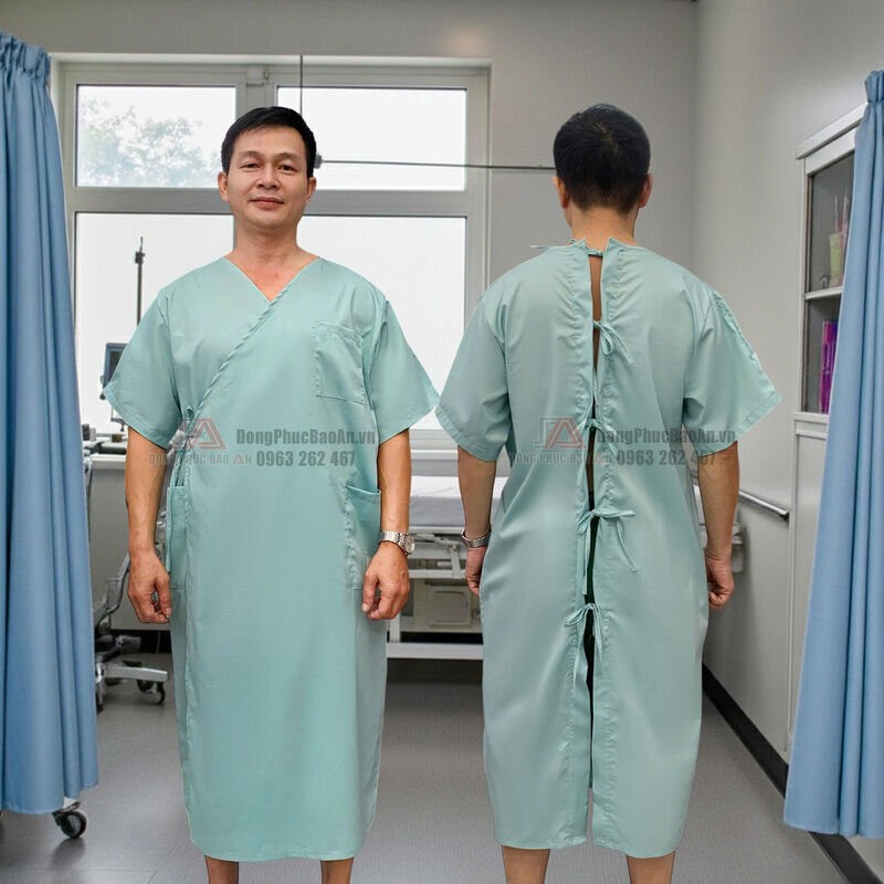 áo choàng phẫu thuật bệnh nhân
