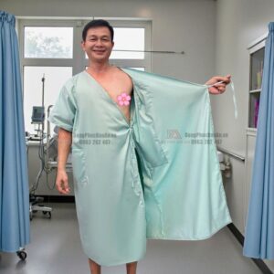 thiết kế áo phẫu thuật bệnh nhân