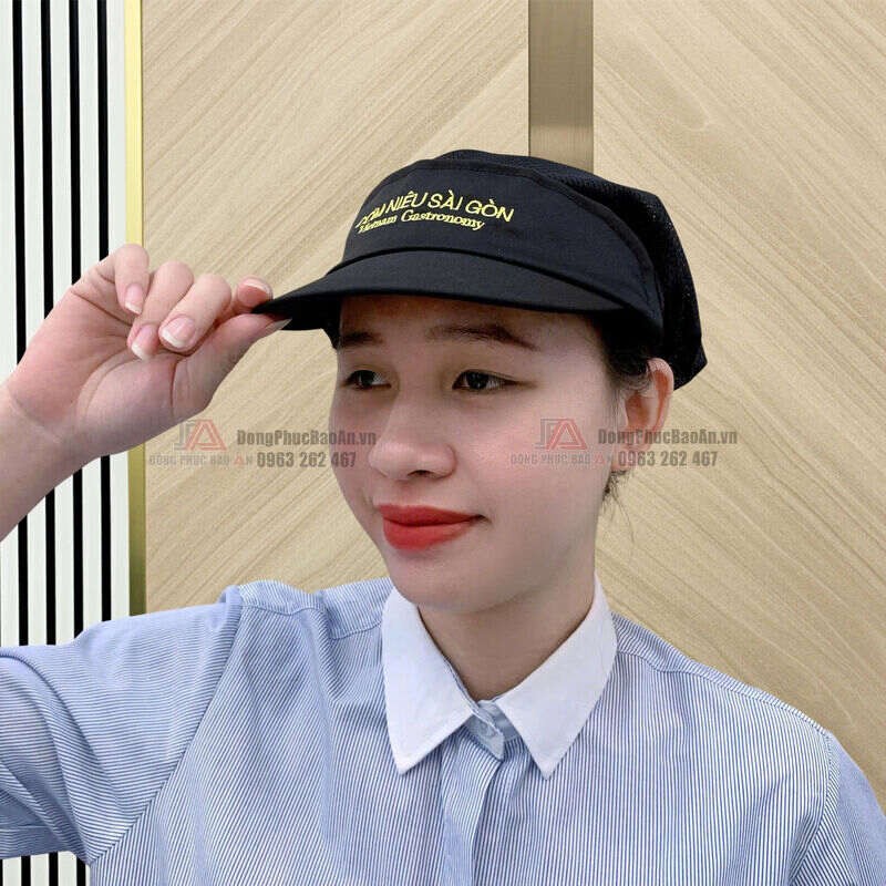 thiết kế nón vải phối lưới