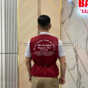 áo ghile nhà hàng tiệc cưới