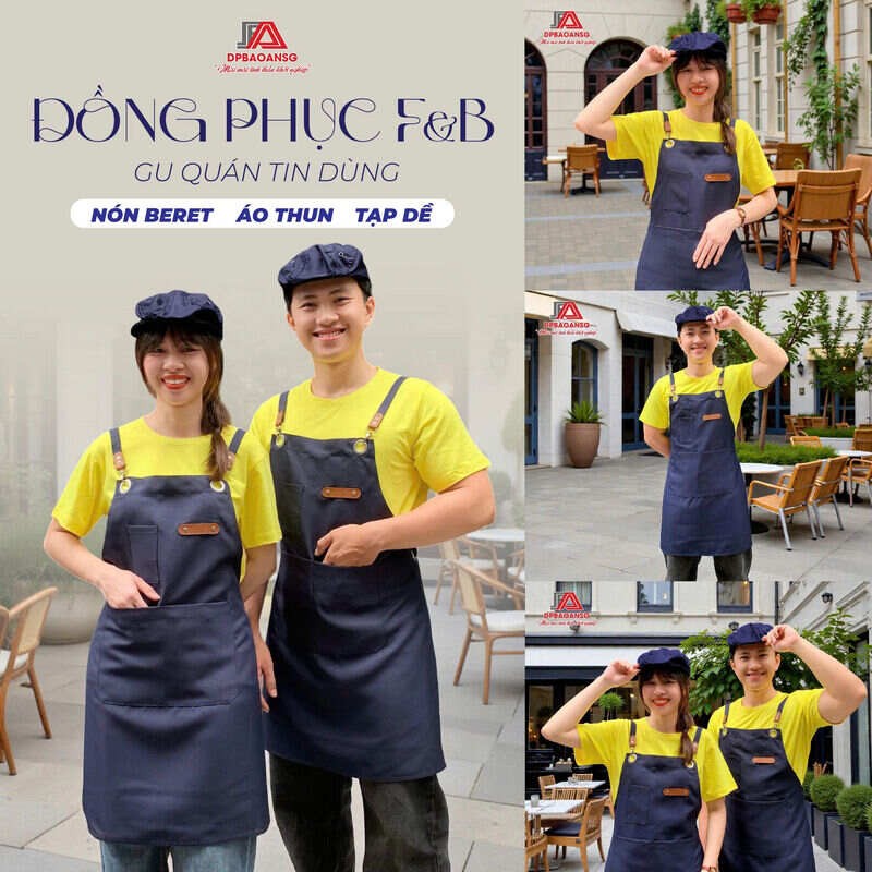bộ đồng phục quán cafe